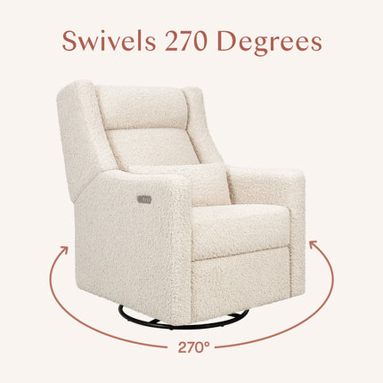 Kiwi Plus Power Recliner and Swivel Glider with Power Adjustable Headrest and USB Port
