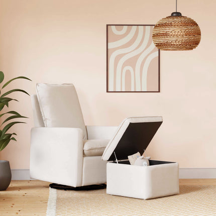 Cali Storage Ottoman in Eco-Performance Fabric | Water Repellent & Stain Resistant