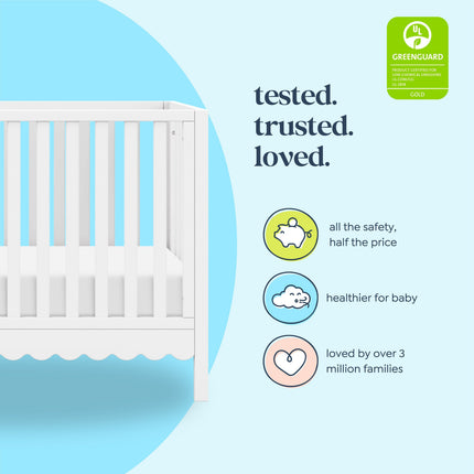 Sammy Scallop 4-in-1  Convertible Crib