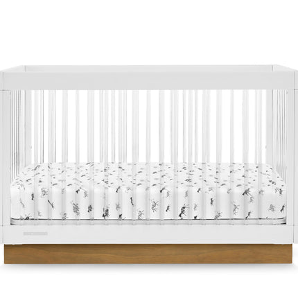 James Acrylic 4-in-1 Convertible Crib