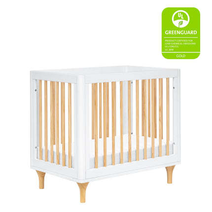 Lolly 4-in-1 Convertible Mini Crib with Toddler Bed Conversion Kit