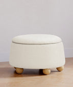 Performance Ivory Boucle with Honey Ball Feet