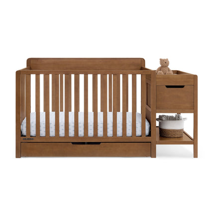 Maya 5-in-1 Convertible Crib and Changer with Storage