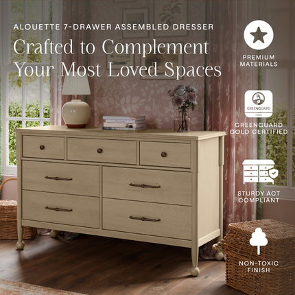 Alouette 7-Drawer Assembled Dresser