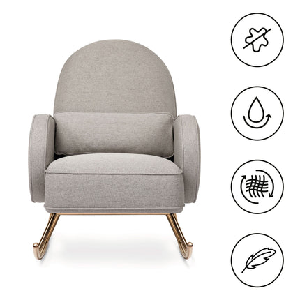Compass Rocker in Eco-Performance Fabric | Water Repellent & Stain Resistant