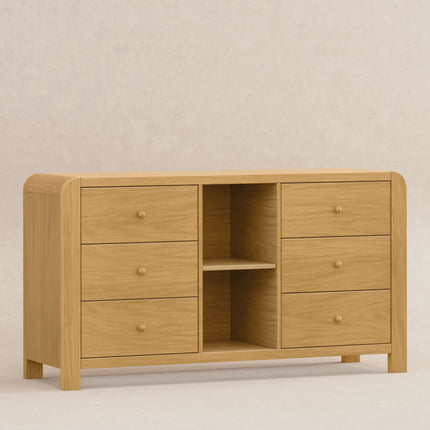 TipToe 6-Drawer Assembled Dresser with Cubbies