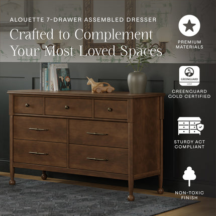 Alouette 7-Drawer Assembled Dresser