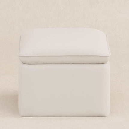 Cali Storage Ottoman in Eco-Performance Fabric | Water Repellent & Stain Resistant