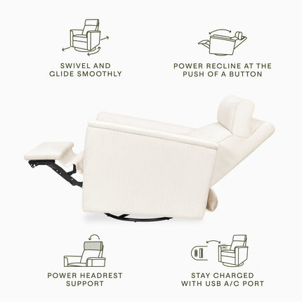 Willa Plus Power Glider Recliner w/ Power Headrest - In Store Exclusive