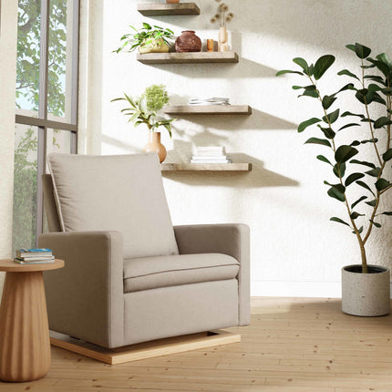 Cali Pillowback Chair and a Half Glider in Eco-Performance Fabric | Water Repellent & Stain Resistant