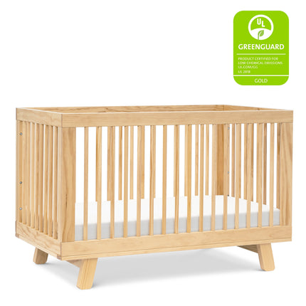 Hudson 3-in-1 Convertible Crib with Toddler Bed Conversion Kit