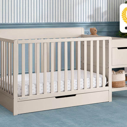 Maya 5-in-1 Convertible Crib and Changer with Storage
