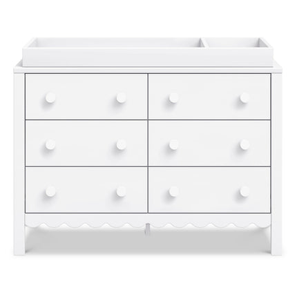 Sammy Scallop 6-Drawer Dresser