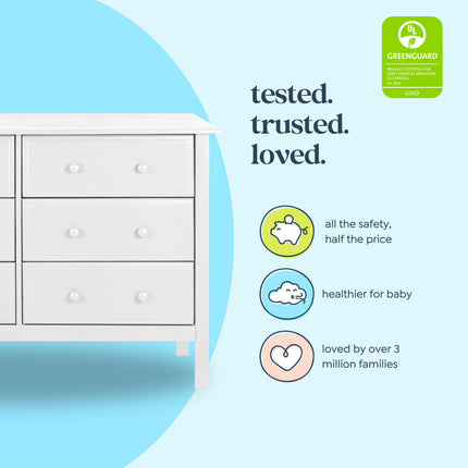 Jayden 6-Drawer Double Wide Dresser
