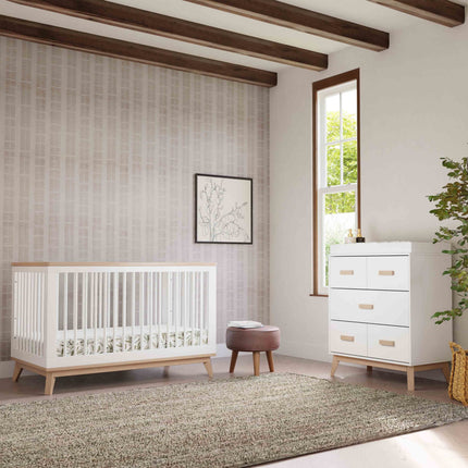 Scoot 3-in-1 Convertible Crib with Toddler Bed Conversion Kit
