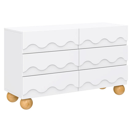 Lido Wave 6-Drawer Assembled Dresser