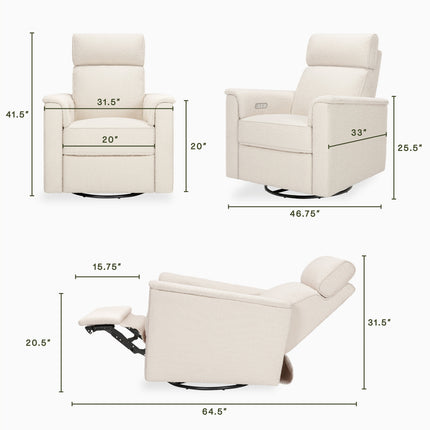 Willa Plus Power Glider Recliner w/ Power Headrest
