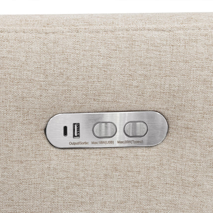 Kiwi Plus Power Recliner and Swivel Glider with Power Adjustable Headrest and USB Port