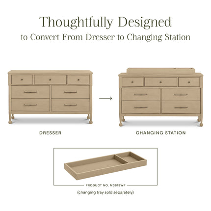 Alouette 7-Drawer Assembled Dresser