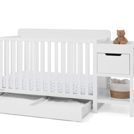 Maya 5-in-1 Convertible Crib and Changer with Storage