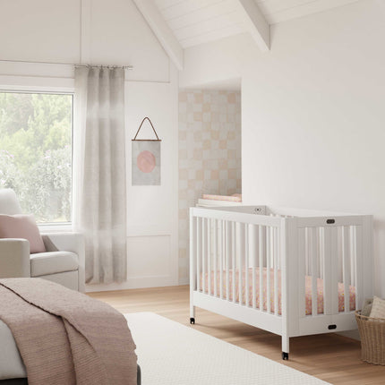 Maki Portable Folding Crib with Toddler Bed Conversion Kit