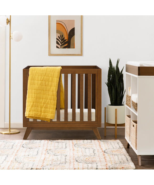 Otto 3-in-1 Convertible Mini Crib with 4" Mattress