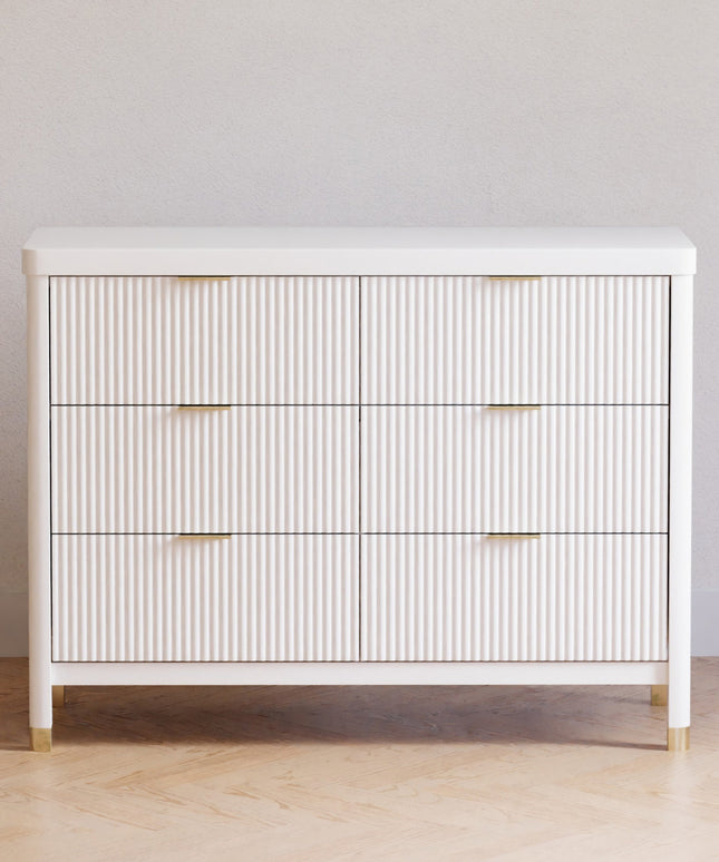 Brimsley Tambour 6-Drawer Assembled Dresser