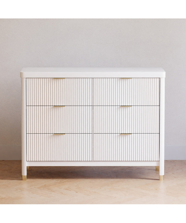 Brimsley Tambour 6-Drawer Assembled Dresser