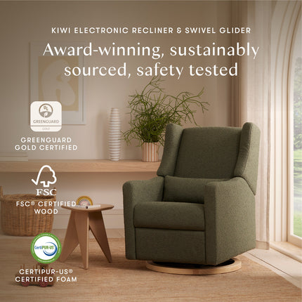 Kiwi Electronic Recliner and Swivel Glider with USB port