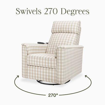 Willa Deluxe Power Recliner and Swivel Glider with Heat and Massage