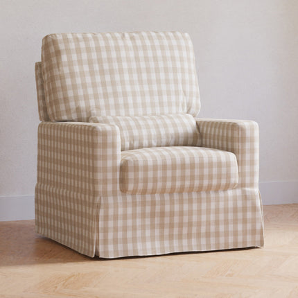 Crawford Pillowback Comfort Swivel Glider