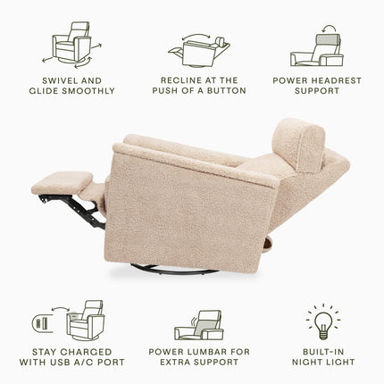 Willa Pro Power Recliner and Swivel Glider - Babylist Exclusive