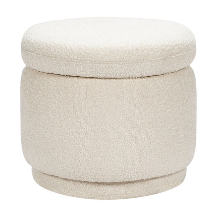 Enoki Storage Ottoman in Boucle