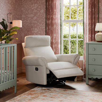 Suzy Flex Recliner and Swivel Glider | Adjustable Headrest and Armrests