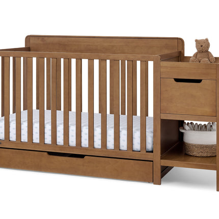 Maya 5-in-1 Convertible Crib and Changer with Storage
