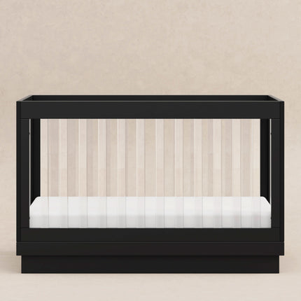 Harlow Acrylic 3-in-1 Convertible Crib with Toddler Bed Conversion Kit