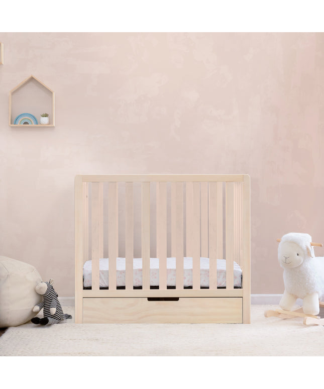 Colby 4-in-1 Convertible Mini Crib with Trundle