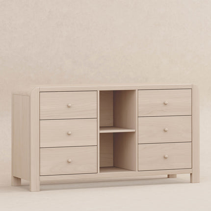 TipToe 6-Drawer Assembled Dresser with Cubbies