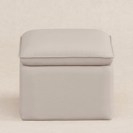 Cali Storage Ottoman in Eco-Performance Fabric | Water Repellent & Stain Resistant