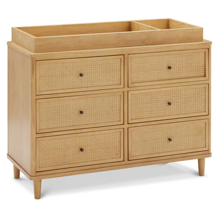 Marin with Cane 6 Drawer Assembled Dresser