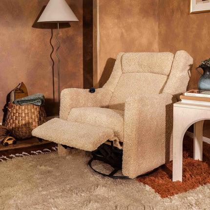 Kiwi Deluxe Power Recliner and Swivel Glider with Heat and Massage