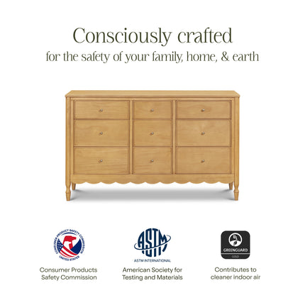 Ambrosia 9-Drawer Assembled Dresser