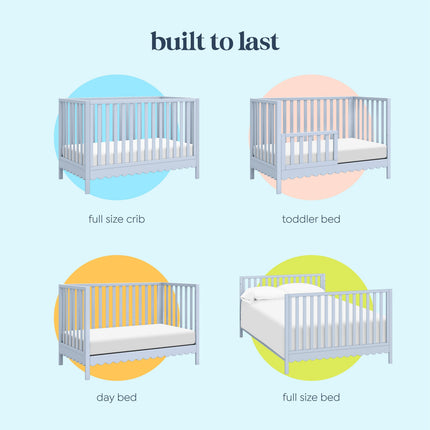 Sammy Scallop 4-in-1  Convertible Crib
