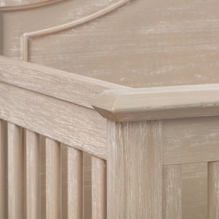 Beckett Rustic 4-in-1 Convertible Curve Top Crib
