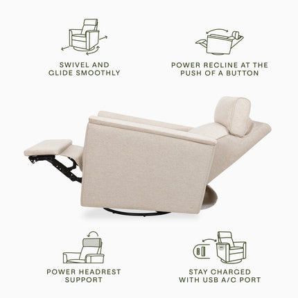 Willa Plus Power Glider Recliner w/ Power Headrest